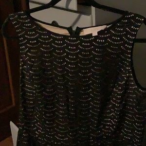 Black eyelet dress size 14